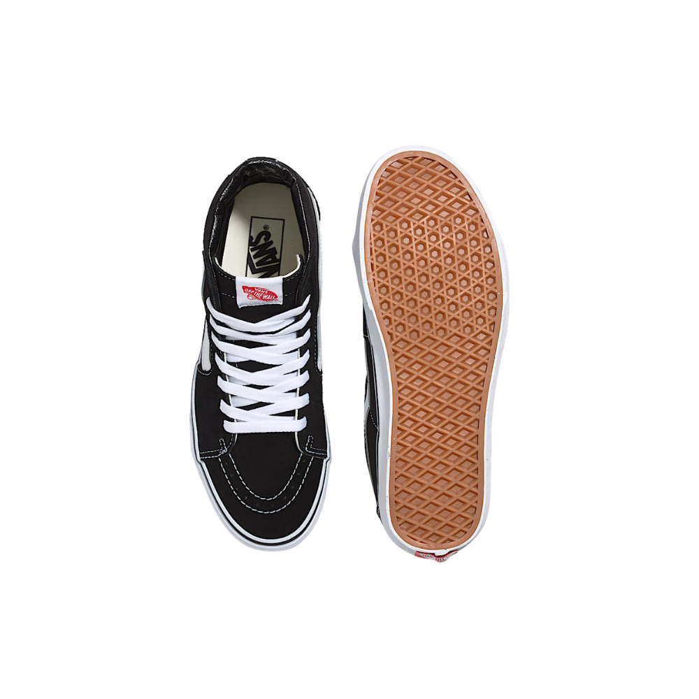 Vans SK8-Hi Men's Black White High Top Skate Sneakers