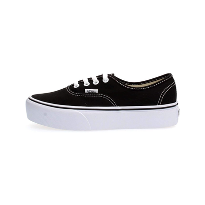 Vans Authentic Platform Unisex Black Canvas Sneakers Shoes