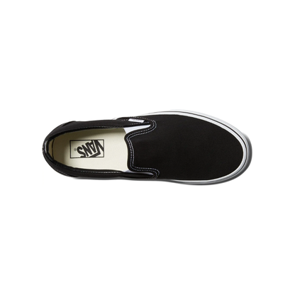 Vans Classic Slip-On Platform Unisex Black Canvas Sneakers