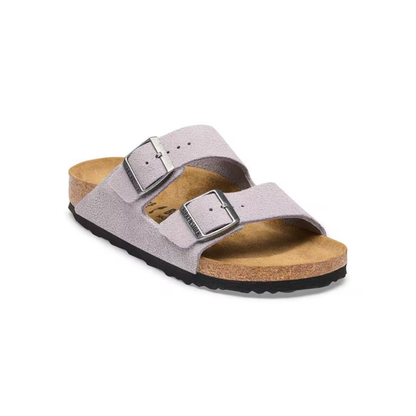 Birkenstock Arizona Suede Leather Unisex Lavender Sky Sandals
