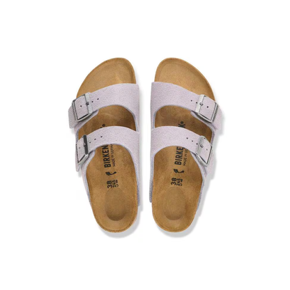 Birkenstock Arizona Suede Leather Unisex Lavender Sky Sandals