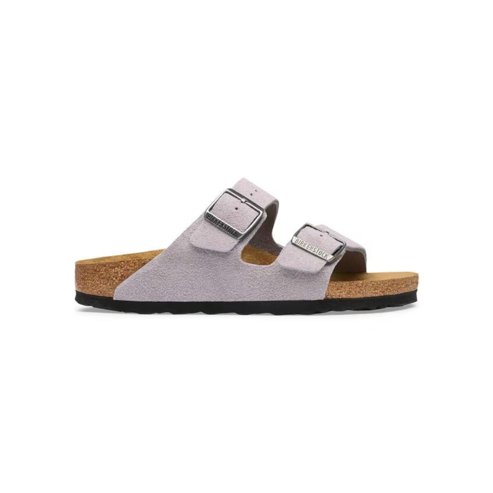 Birkenstock Arizona Suede Leather Unisex Lavender Sky Sandals