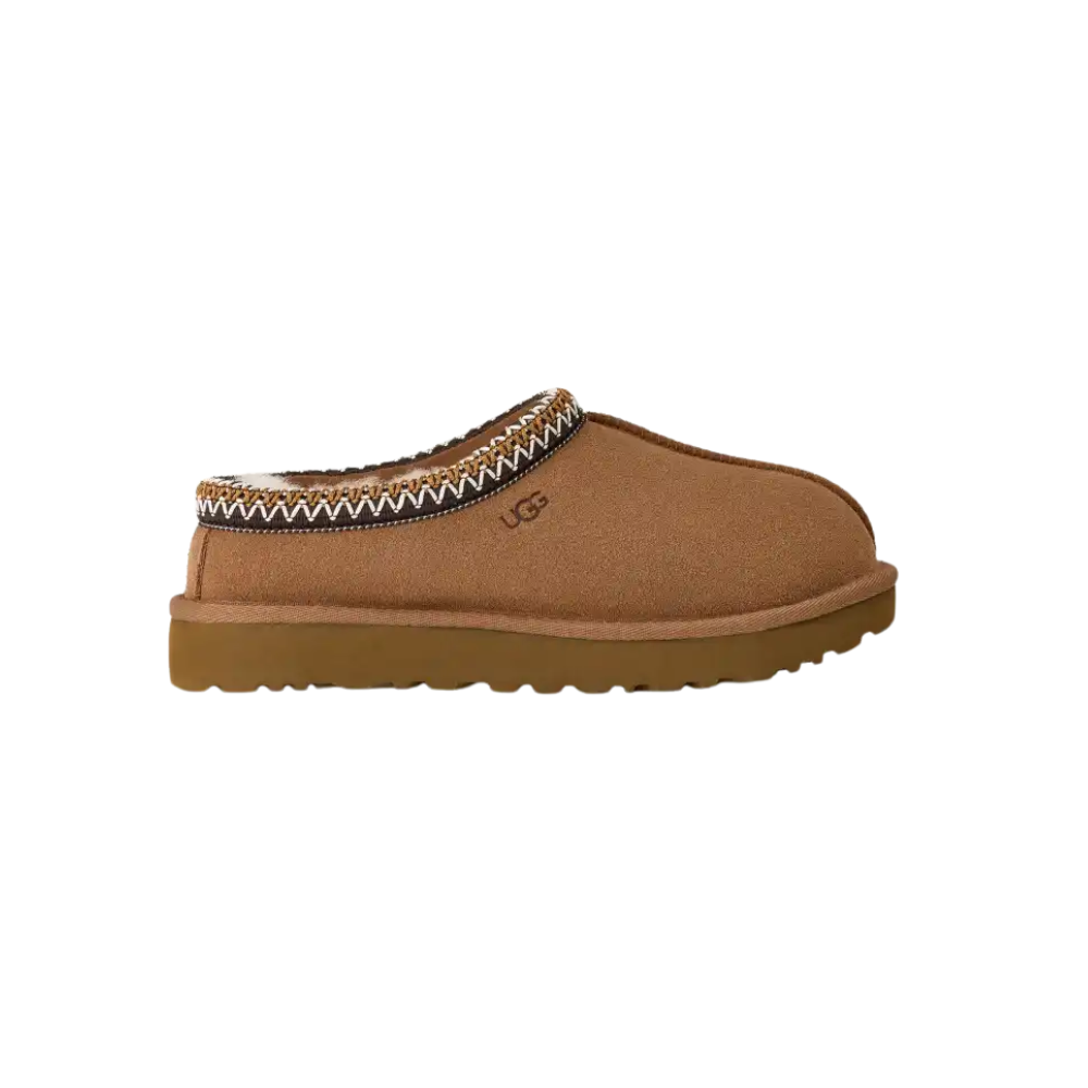 UGG Women's Tasman II Chestnut Suede Slippers Casual Shoes Cozy Lined
