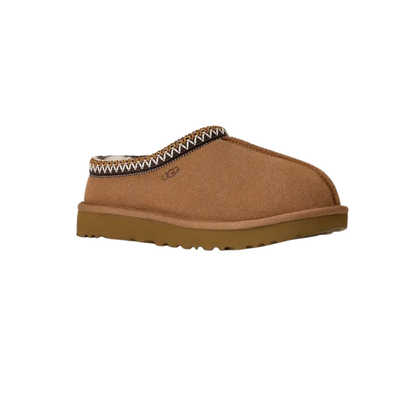 UGG Women's Tasman II Chestnut Suede Slippers Casual Shoes Cozy Lined