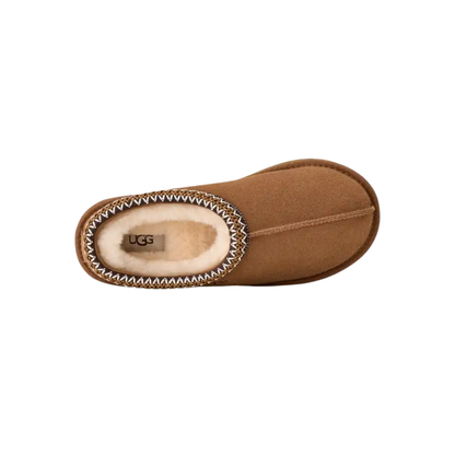 UGG Women's Tasman II Chestnut Suede Slippers Casual Shoes Cozy Lined