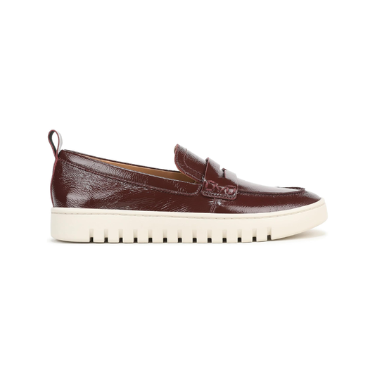 Vionic Women's Uptown Loafer – Mulled Wine Leather Shoes