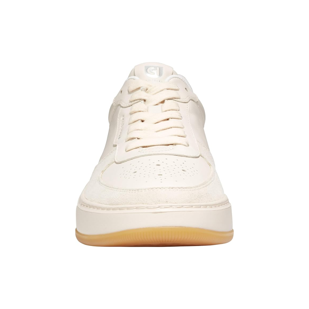 Cole Haan Men's GrandPro Crossover Leather Sneakers – Ivory/Gum/Black
