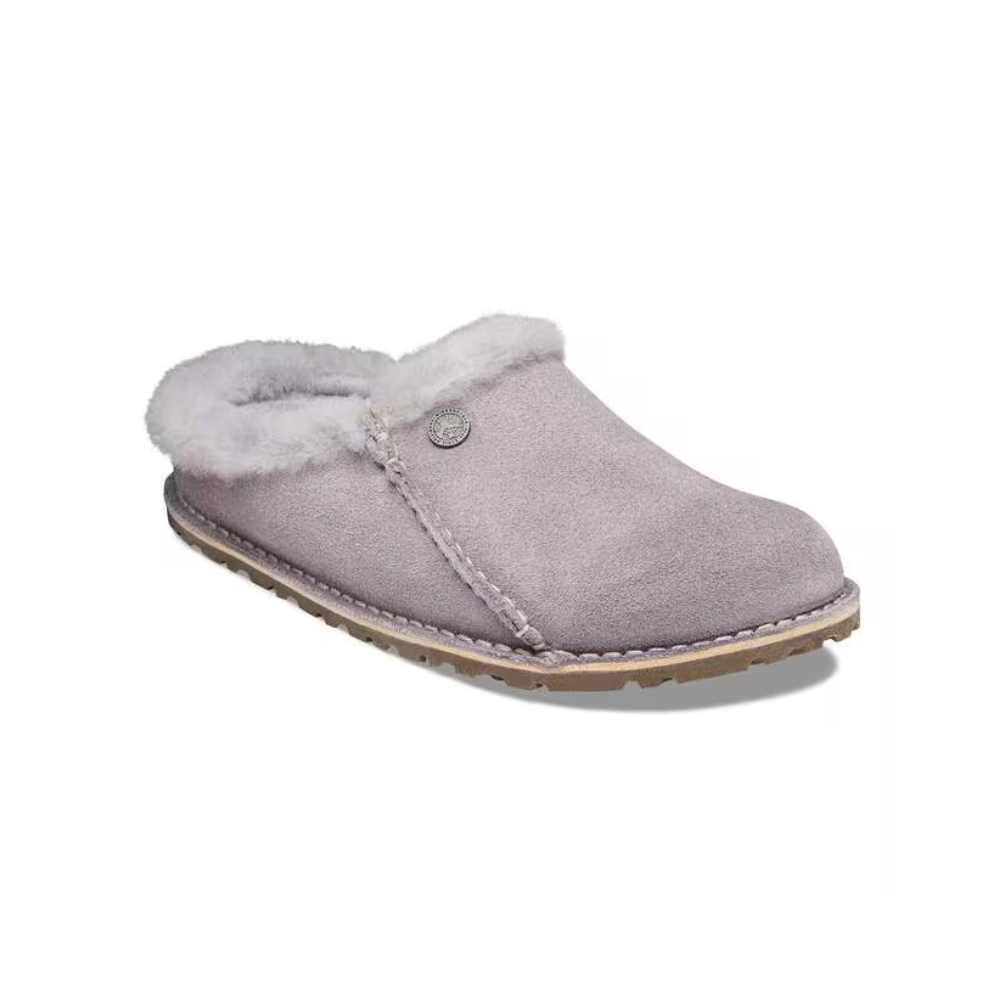 Birkenstock Zermatt Premium Shearling Suede Leather Unisex Clog – Lavender Sky