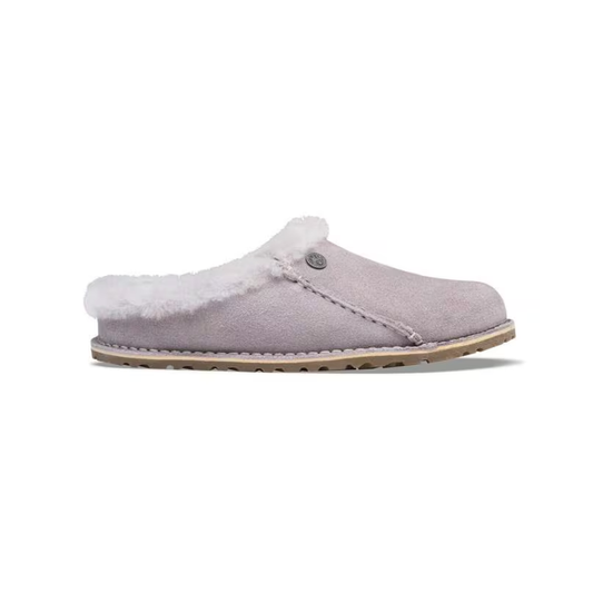Birkenstock Zermatt Premium Shearling Suede Leather Unisex Clog – Lavender Sky