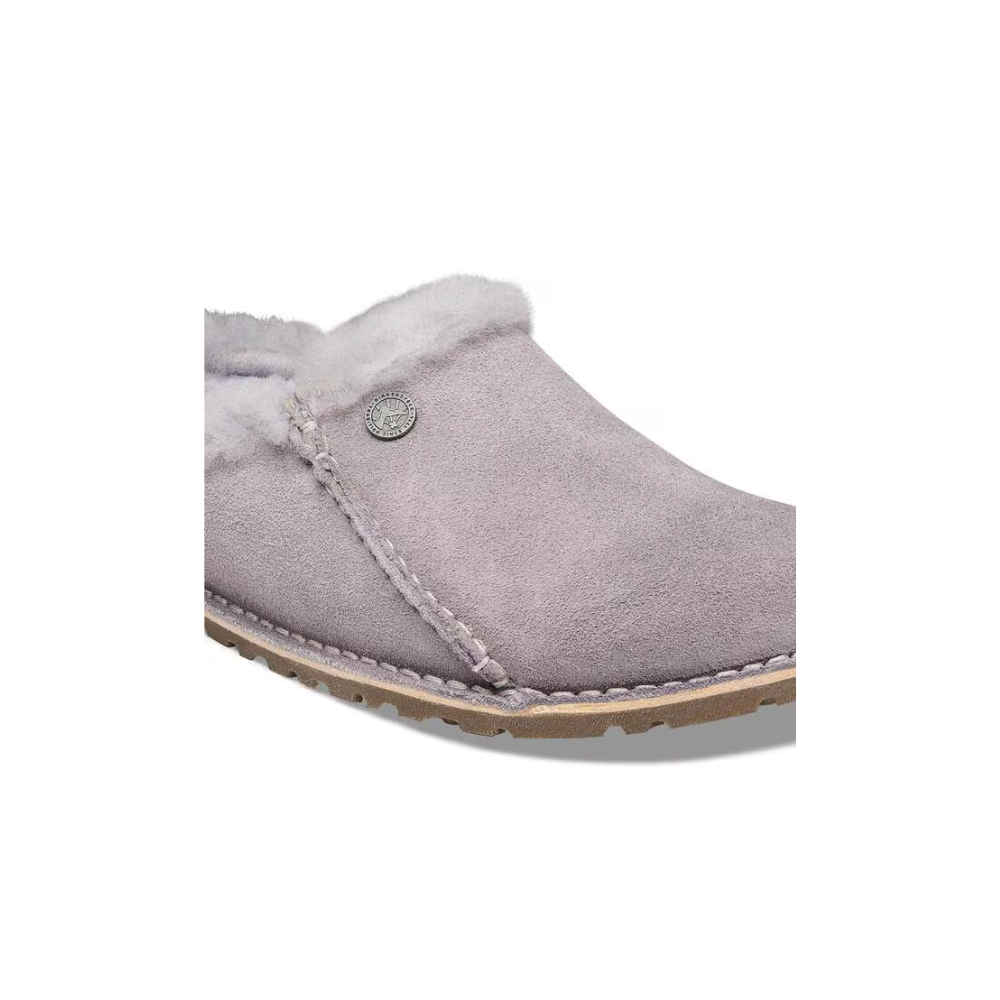 Birkenstock Zermatt Premium Shearling Suede Leather Unisex Clog – Lavender Sky