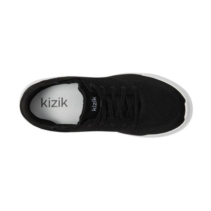 Kizik Lima Unisex Hands-Free Slip-On Breathable Knit Sneakers – Black