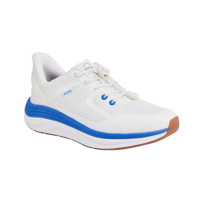 Kizik Men's London Hands-Free Sneaker – Bright White / Supersonic