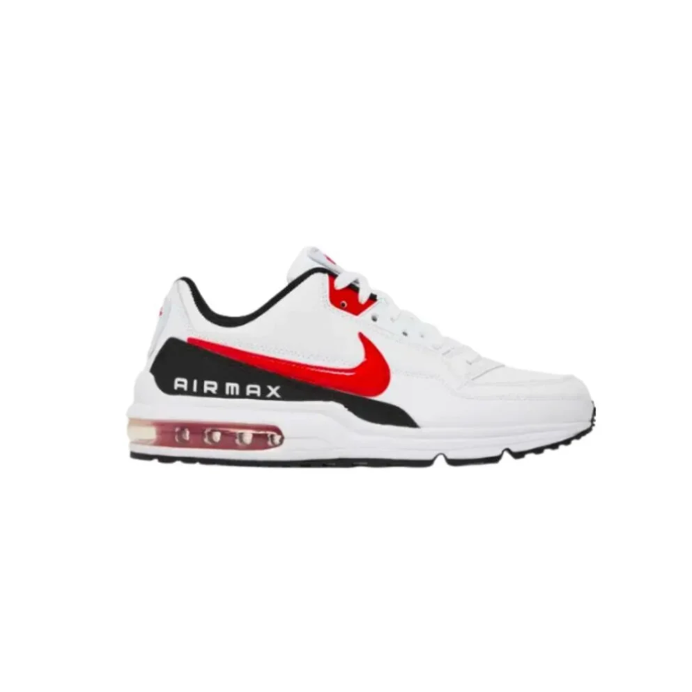 Men's Nike Air Max LTD 3 Running Shoes - White University Red Black BV1171 100
