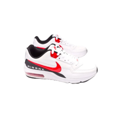Men's Nike Air Max LTD 3 Running Shoes - White University Red Black BV1171 100