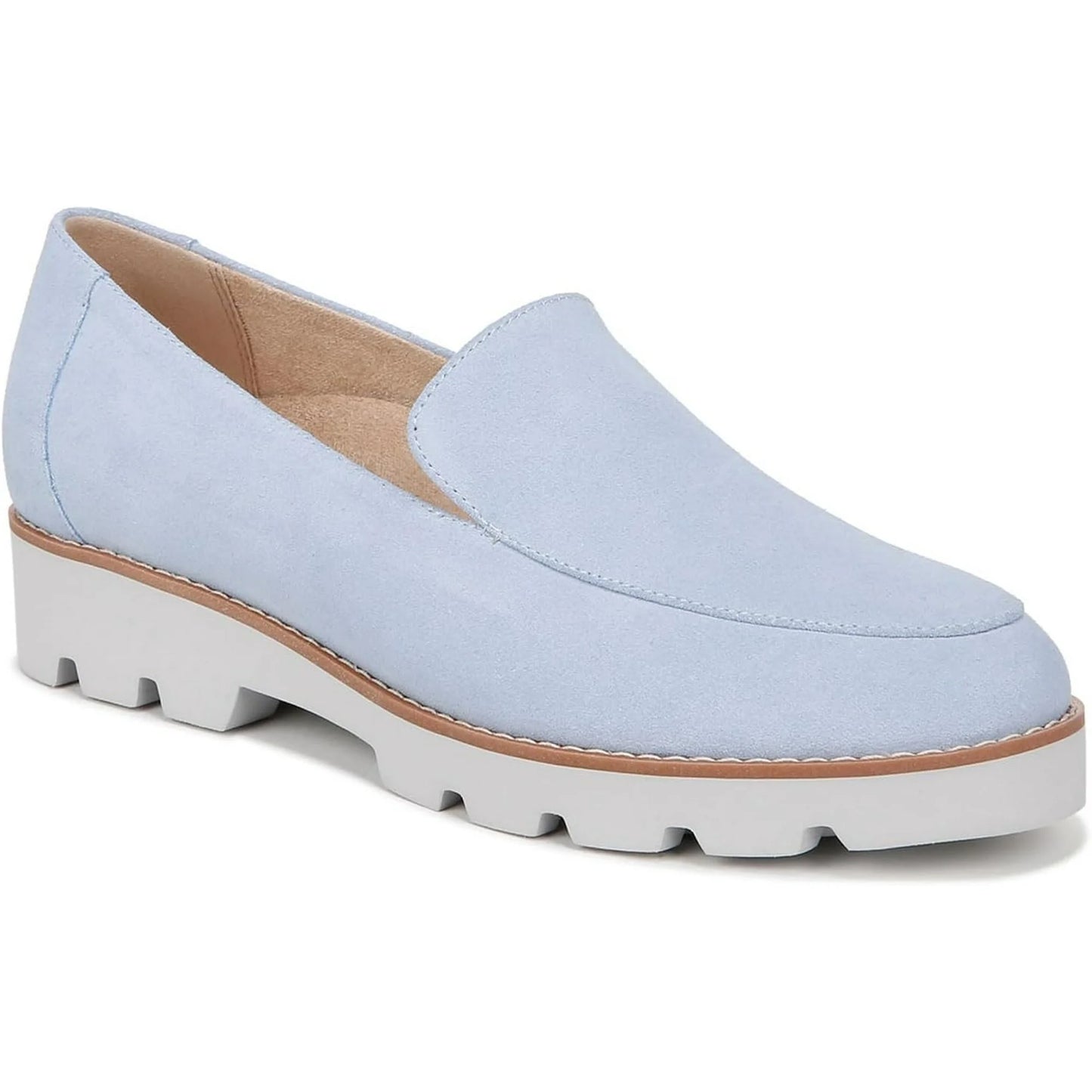 Vionic Kensley Women’s Loafers Skyway Blue Comfortable Slip-On Shoes