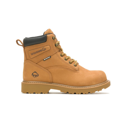 Wolverine Women’s Floorhand 6" Waterproof Work Boot Wheat Leather W220014 Wide