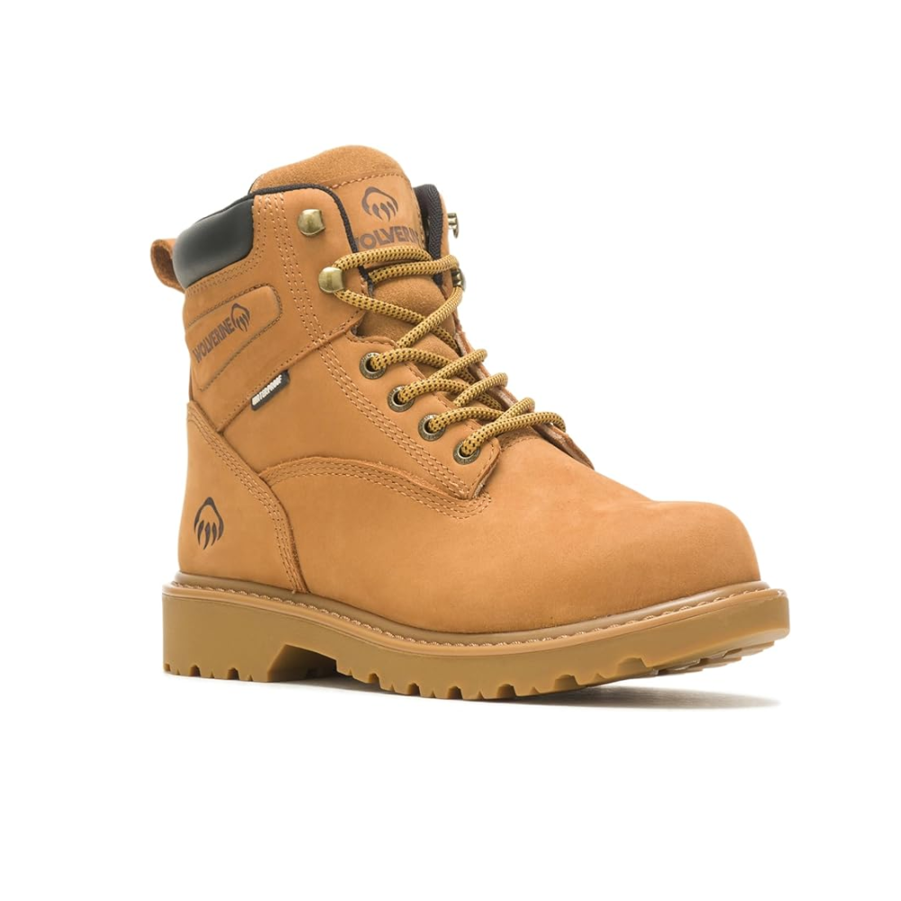 Wolverine Women’s Floorhand 6" Waterproof Work Boot Wheat Leather W220014 Wide