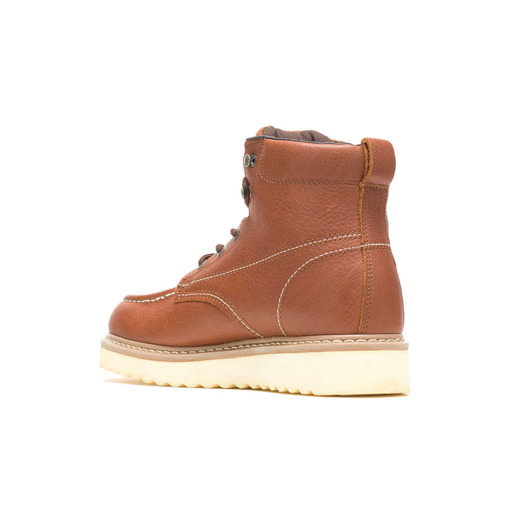 Wolverine Men's Soft Toe Moc Toe 6" Work Boot Wedge - Brown W08288