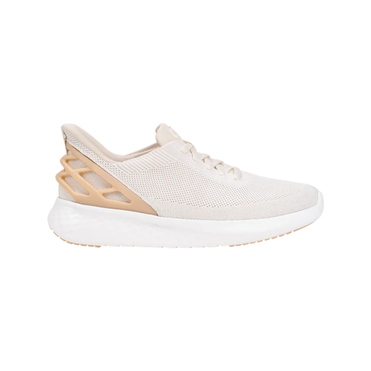 Kizik Athens White Creme Hands Free Slip On Sneakers Unisex Breathable
