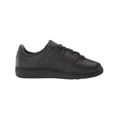 K-Swiss Men's Classic VN Leather Sneakers Black Black Casual Tennis Shoes