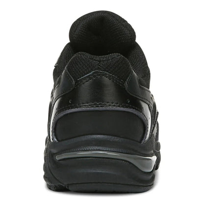 Vionic Walker Women’s Walking Shoes Black Leather | Orthotic Arch Support Comfortable Durable