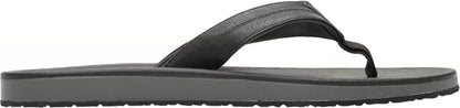 Reef Men’s Journeyer Flip-Flop Thong Beach Sandal Black Gray RF0A39UGRFBLG