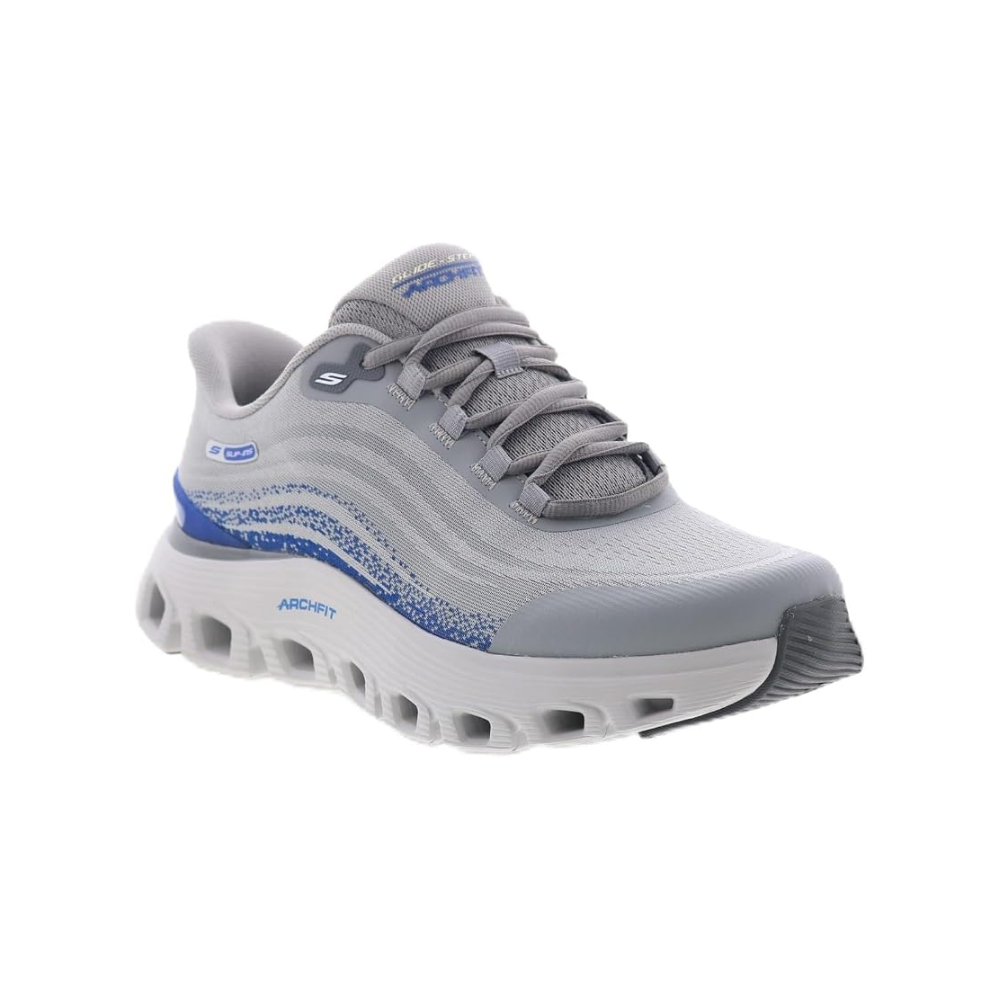Skechers Mens Slip-ins Arch Fit Glide-Step Wave - Zanaro Lifestyle Sneakers Shoes