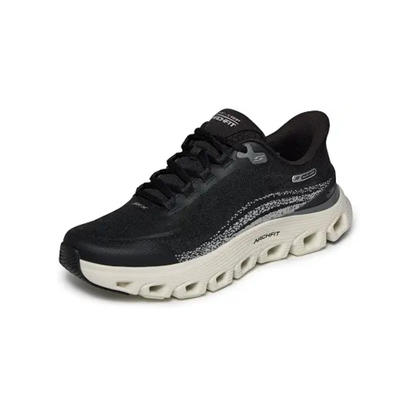 Skechers Mens Slip-ins Arch Fit Glide-Step Wave - Zanaro Lifestyle Sneakers Black