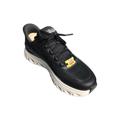 Skechers Mens Slip-ins Arch Fit Glide-Step Wave - Zanaro Lifestyle Sneakers Black