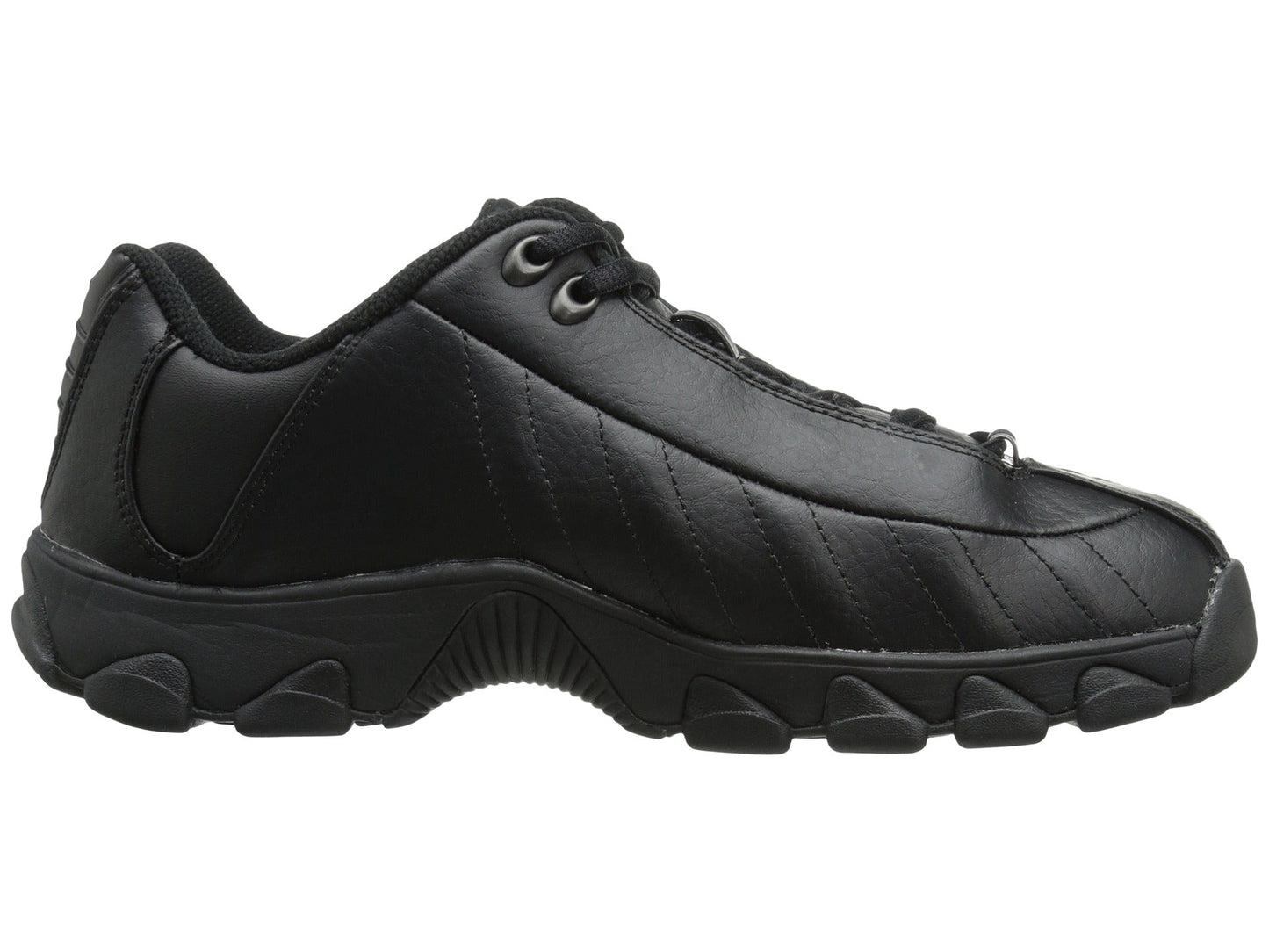 K-Swiss ST329 CMF Men's Leather Shoes  Black  - ( Regular / Wide)