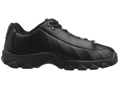 K-Swiss ST329 CMF Men's Leather Shoes  Black  - ( Regular / Wide)