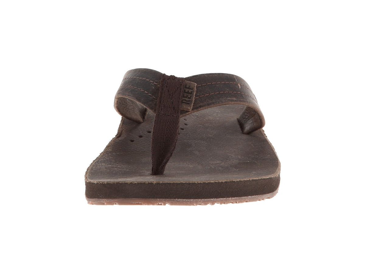 Reef Mens Leather Sandals Draftsmen Bottle Opener Flip Flops