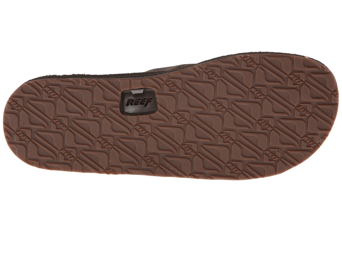 Reef Mens Leather Sandals Draftsmen Bottle Opener Flip Flops