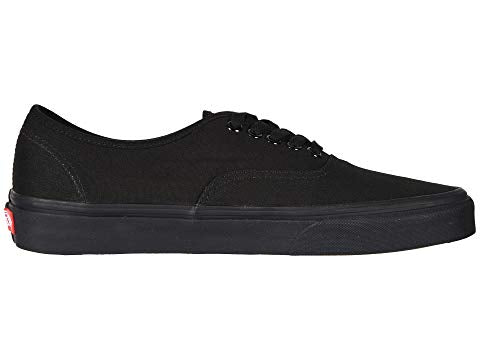 Vans Authentic Men’s Classic Canvas Skate Shoes All Black | Unisex Lightweight Flexible Sneakers