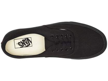 Vans Authentic Men’s Classic Canvas Skate Shoes All Black | Unisex Lightweight Flexible Sneakers