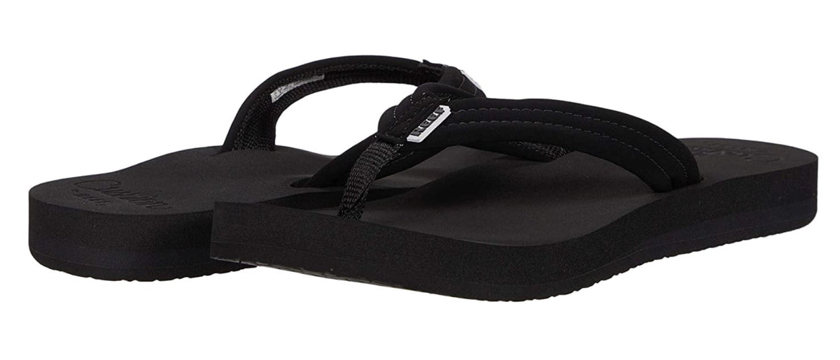 Reef Women's Cushion Breeze Black Sandals Flip Flops