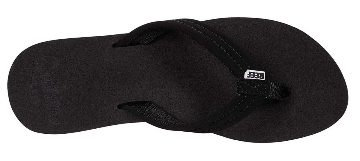 Reef Women's Cushion Breeze Black Sandals Flip Flops