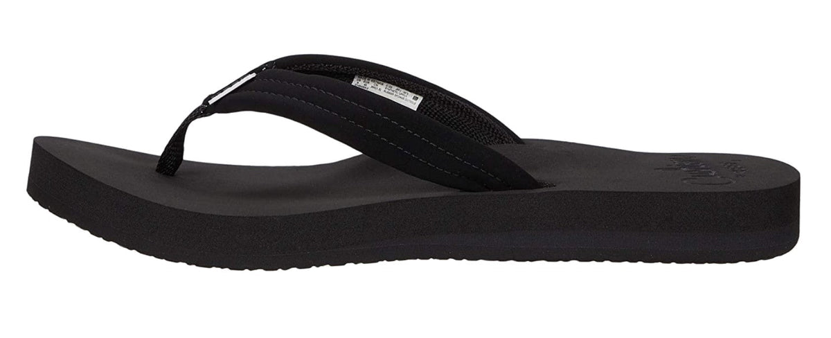 Reef Women's Cushion Breeze Black Sandals Flip Flops