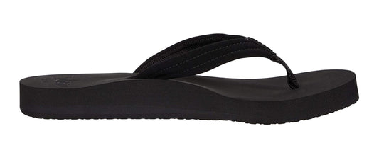 Reef Women's Cushion Breeze Black Sandals Flip Flops