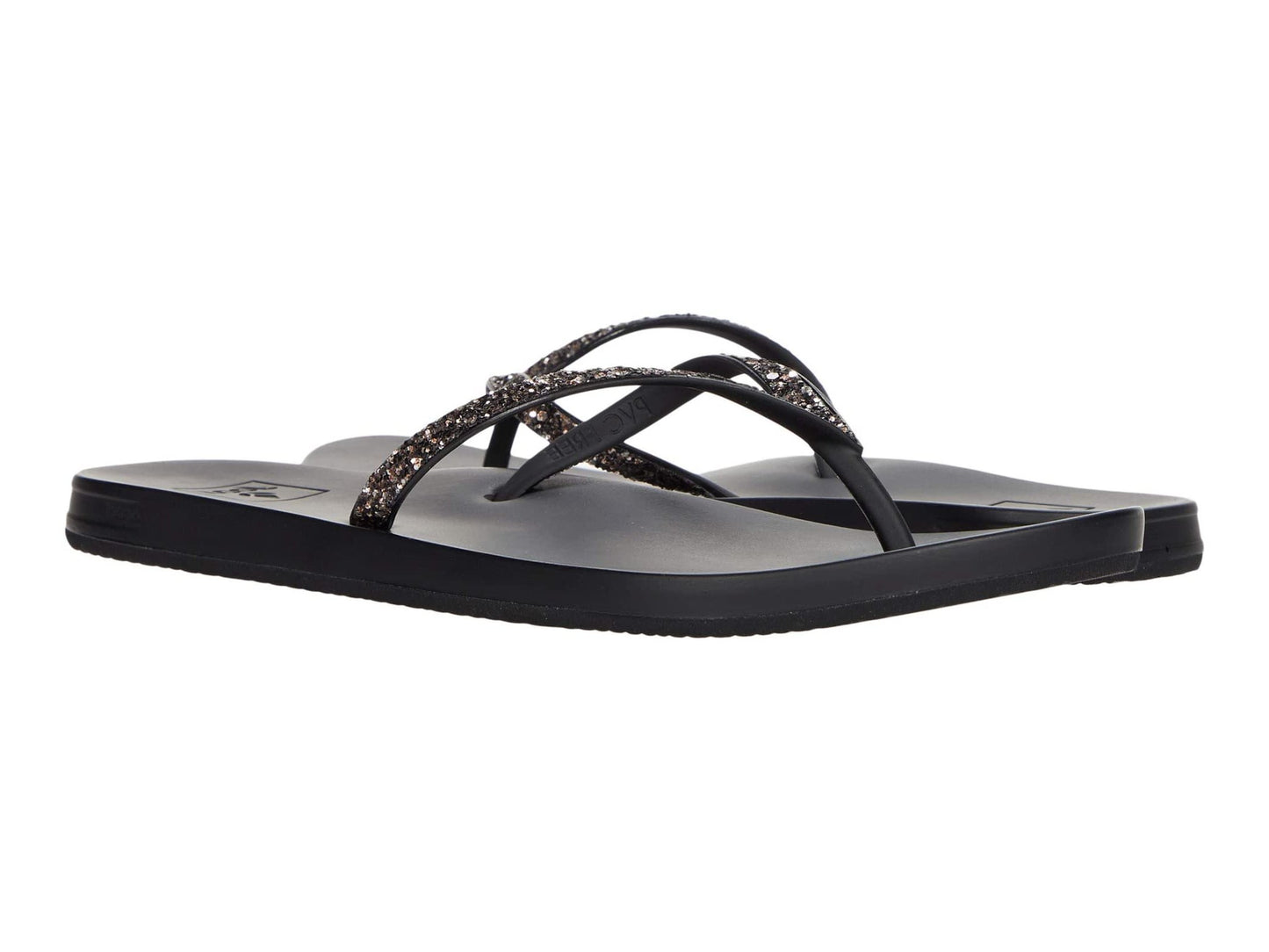 Reef Women's Cushion Bounce Stargazer Stylish, Comfortable FlipFlop Sandal, Black
