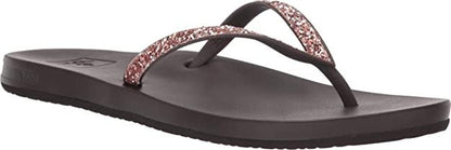 Reef Women's Cushion Bounce Stargazer Stylish, Comfortable FlipFlop Sandal, Black